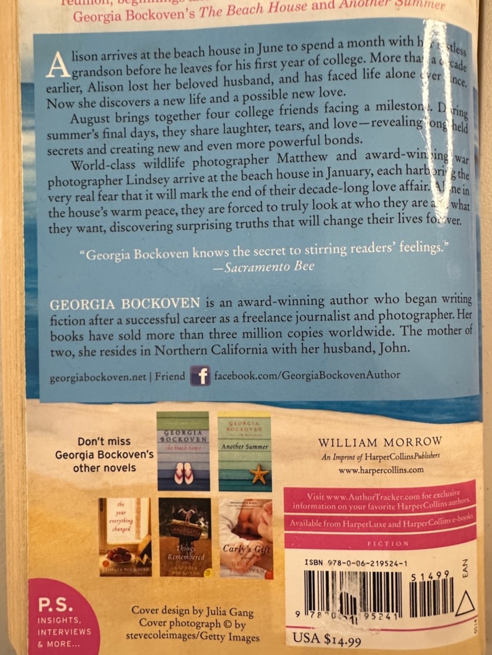 Return to the Beach House by Georgia Bockoven  BOOKS 3 for $10! - Picture 2 of 2